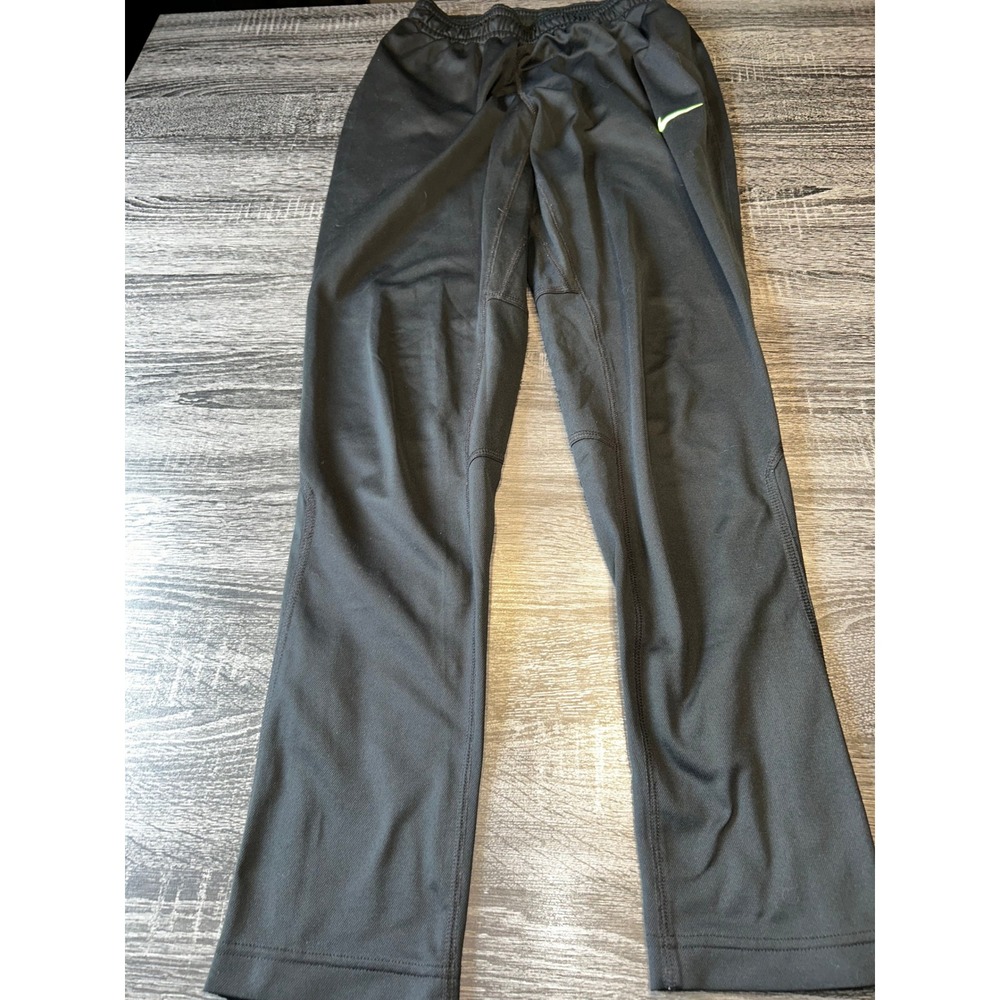 Nike Dri-FIT Men's Black‎ Training Pants Size S Zip Ankle Athletic